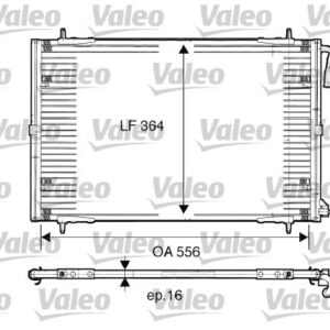 Condenseur , Climatisation Peugeot 206 / Peugeot 206+ Valeo 817283