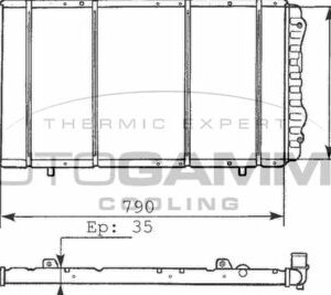 Radiateur D’eau Fiat Ducato (1994->2006)