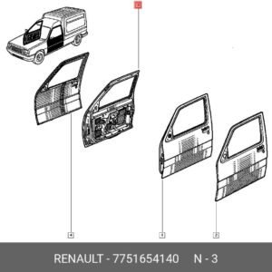 Porte Express Avant Droite (7751654140)
