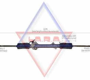 Crémaillère De Direction Peugeot 305 (1982->1985) (Avec Rotules)